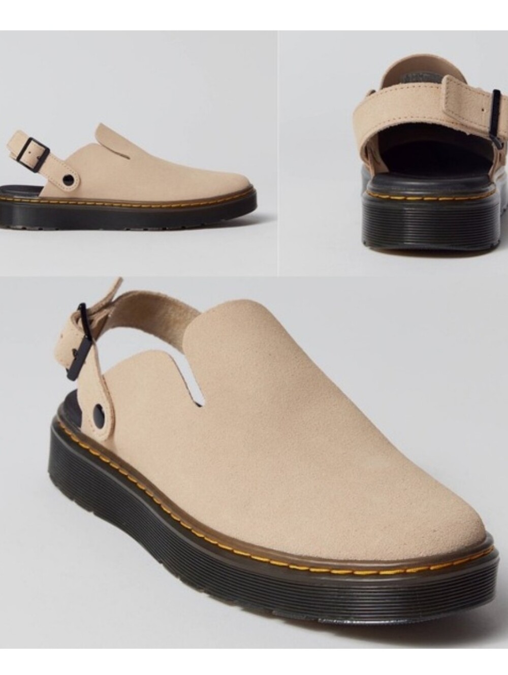 Dr. Martens Carlson Lusso Mules | Beige Sand | Size 7 | Nwot!